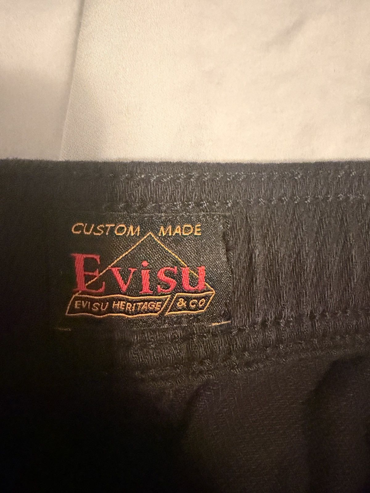 Evisu Kamon Appliqué Evisu Denim Shorts Size US 32 / EU 48 - 2 Thumbnail