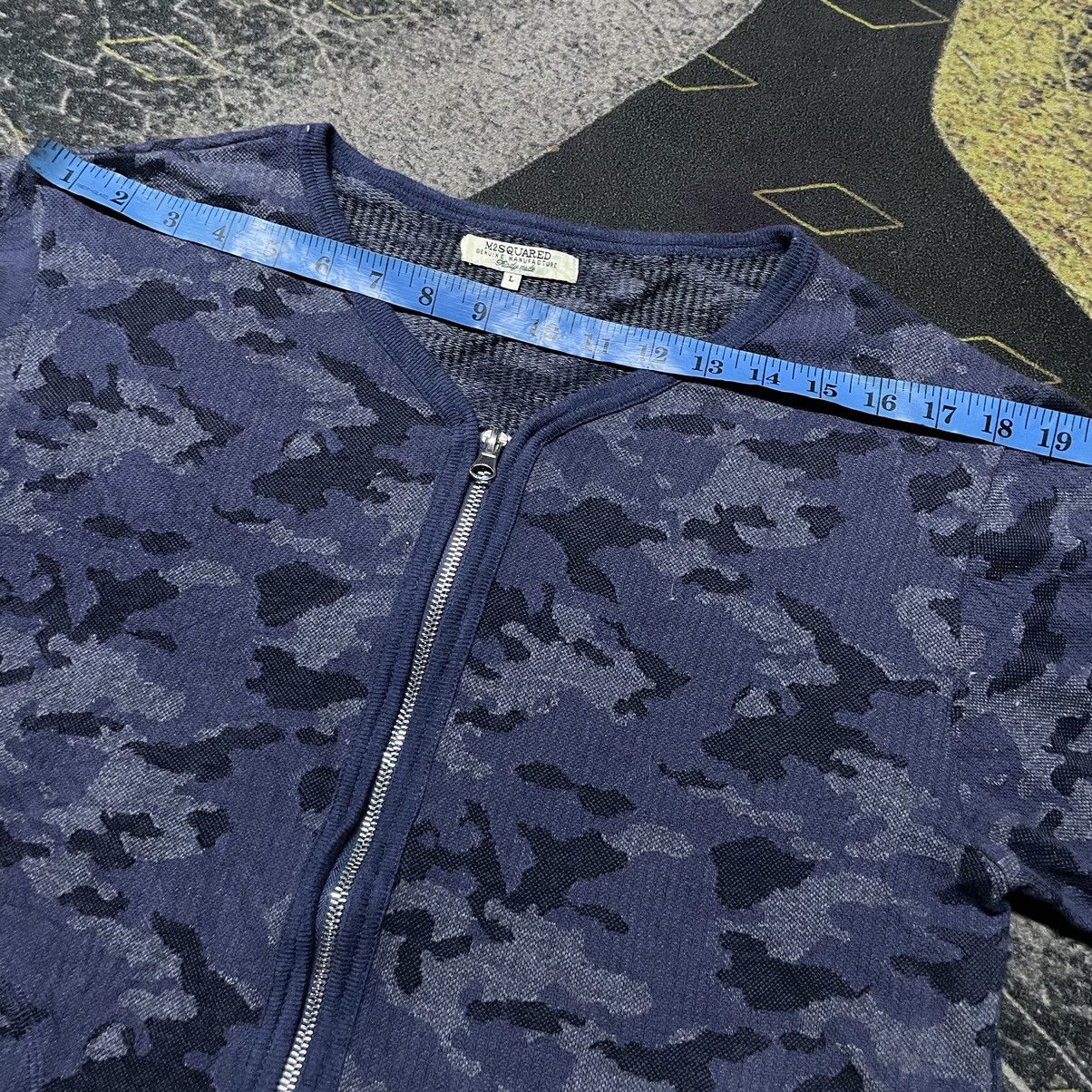 Japanese Brand × Vintage 💥Vintage M2squared Camo Zipper Sweater Size US L / EU 52-54 / 3 - 6 Thumbnail
