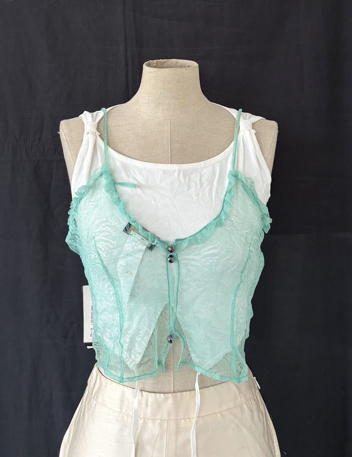 Versace Gianni Versace lace vest Size M / US 6-8 / IT 42-44 - 2 Thumbnail