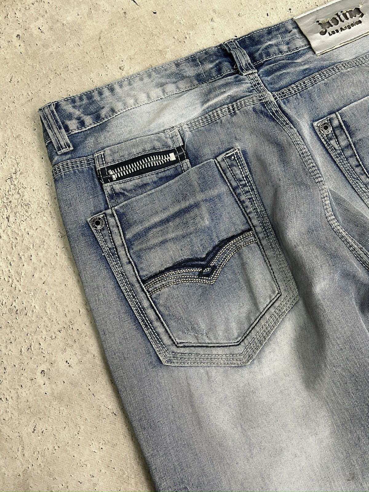 Japanese Brand Vintage japanese y2k junya watanbe style washed jeans y2k Size US 36 / EU 52 - 11 Thumbnail