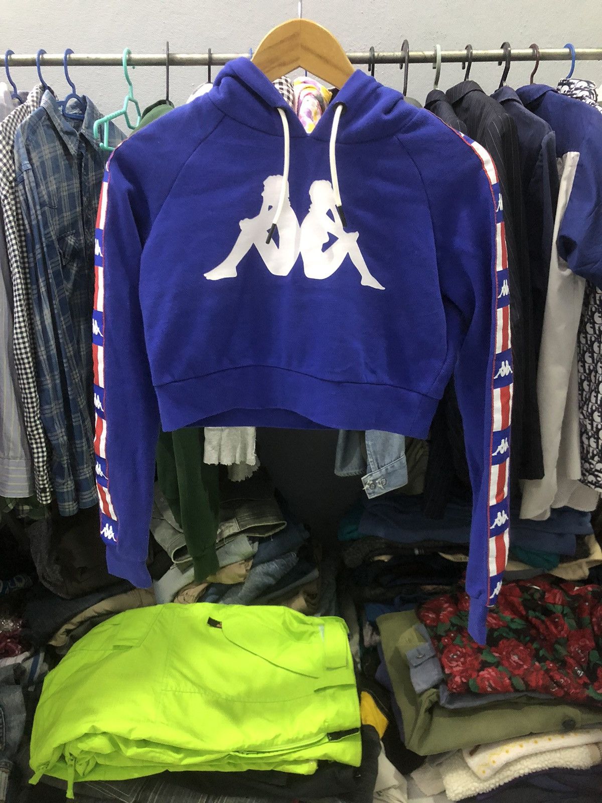Kappa Fall/Winter 2019 Kappa LA Berry Cropped Hoodie Size XS / US 0-2 / IT 36-38 - 1 Thumbnail