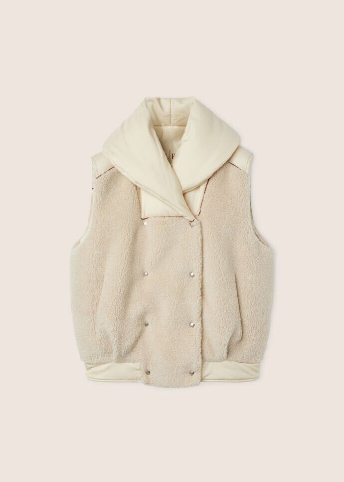 Loro Piana o1srvl11e0824 Eder Reversible Vest in Off White/Beige Size XS / US 0-2 / IT 36-38 - 2 Thumbnail
