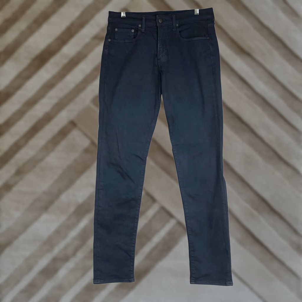 Bonobos Bonobos Slim Fit Chino Pants Slate Blue Gray 31x34 Cotton Stretch Twill 5-Pocket Manuf Egypt Buttons Zip Womens Pants Size 24" / US 00 / IT 34 - 1 Thumbnail