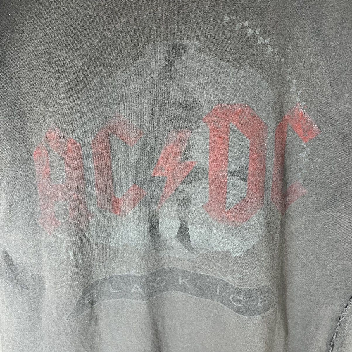 Amplified Vintage AC/DC Black Ice Big Central Logo Rock Band Tee Size US XL / EU 56 / 4 - 2 Thumbnail