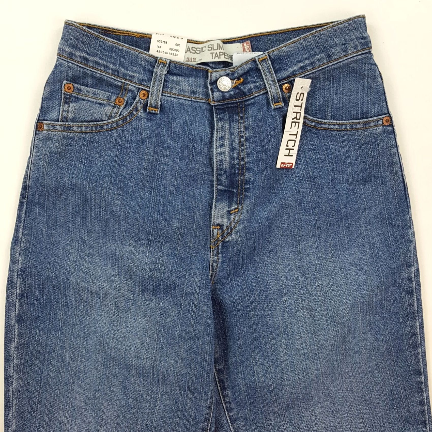 Levi's VINTAGE Levi's 512 Slim Tapered Jeans Women 8 Blue Denim 29in 30in Y2K 90s VTG Retro Rock Fashion Size 30" / US 8 / IT 44 - 3 Thumbnail