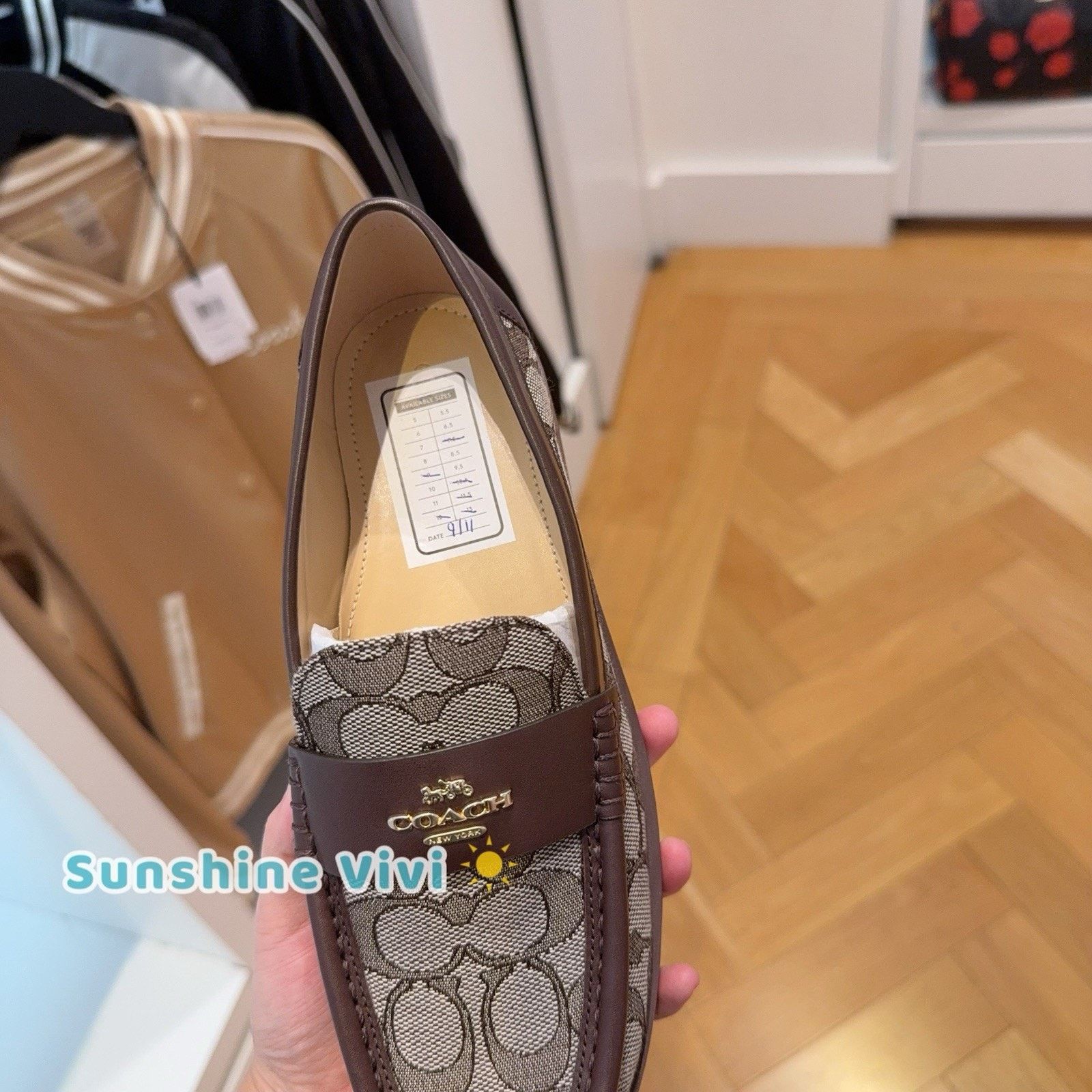 Coach NWT Coach Women's Janie Loafer Maple CZ087 US 11 Size US 11 / IT 41 - 10 Thumbnail