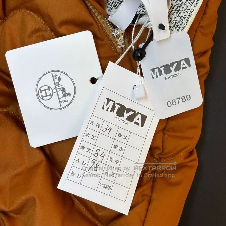 Hermes Hermes Orange vest down jacket Size XXS / US 00 / IT 34 - 4 Thumbnail