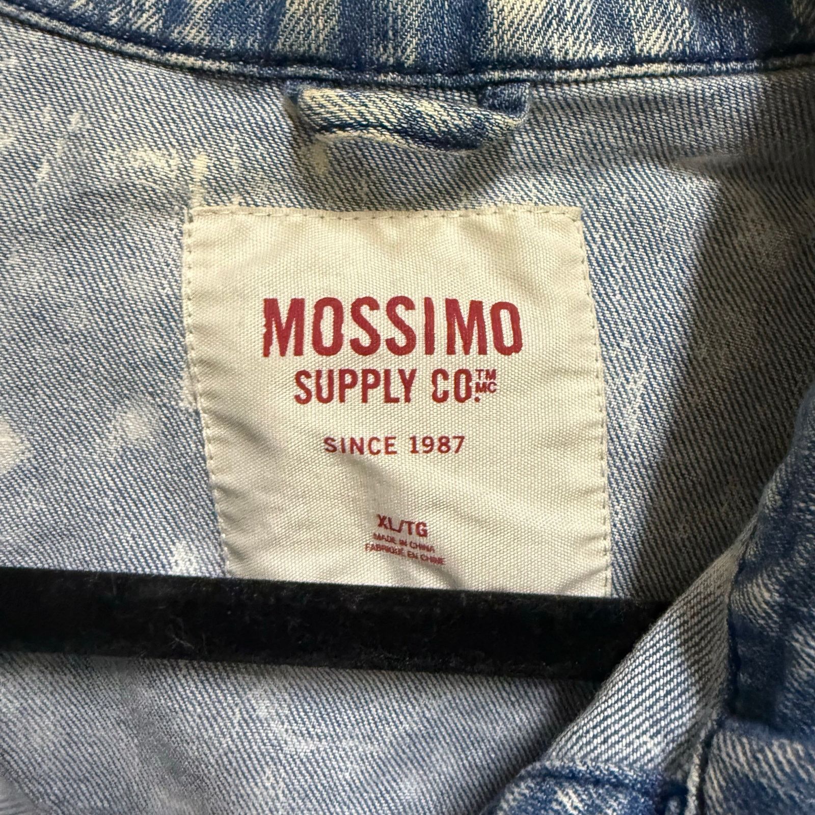 Mossimo Mossimo Women's Acid Washed Blue Denim Jacket Size XL Size XL / US 12-14 / IT 48-50 - 5 Thumbnail