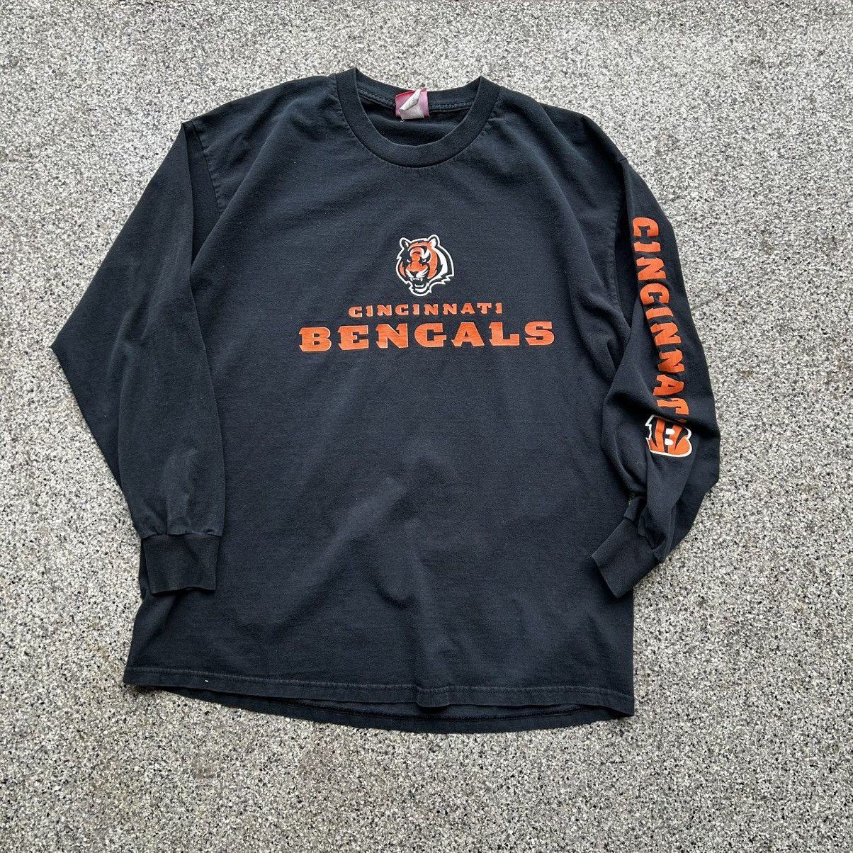NFL vintage longsleeve bengals nfl team Size US XL / EU 56 / 4 - 1 Thumbnail