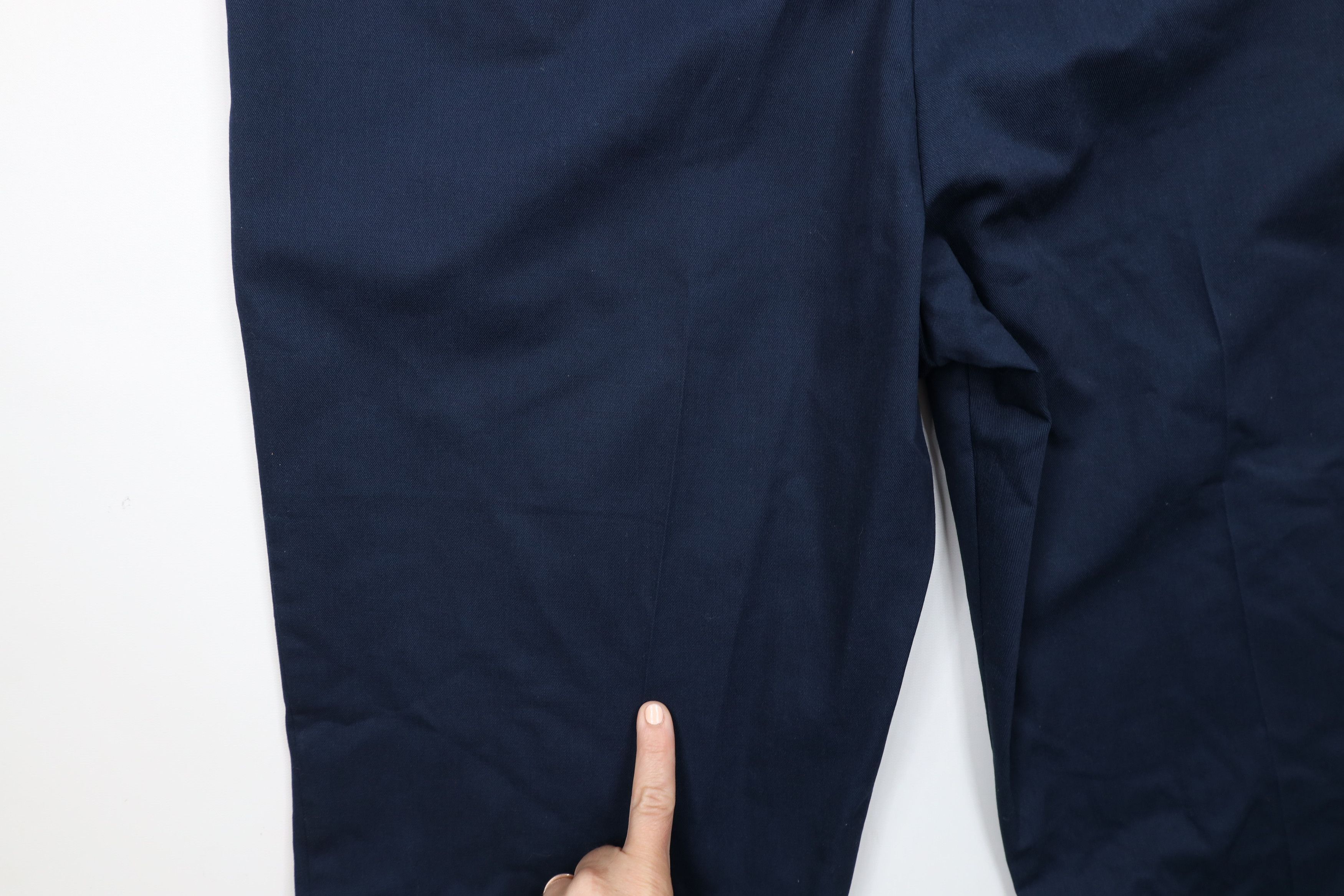 Vintage Vintage 90s Streetwear Wide Leg Chino Pants Blue USA Size US 42 / EU 58 - 14 Thumbnail