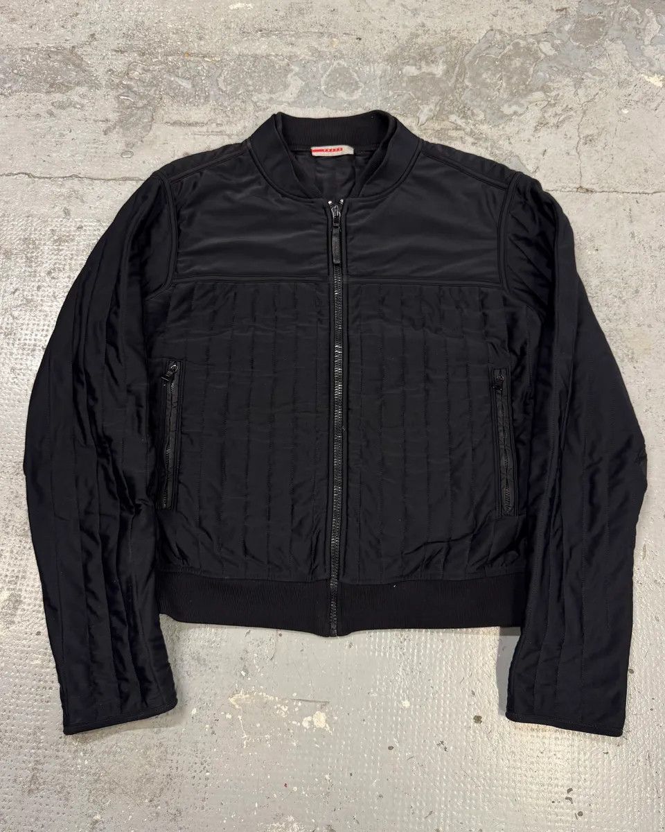 Prada SS2008 Prada Ski Black Tech Nylon Fleece Jacket Size US M / EU 48-50 / 2 - 1 Thumbnail