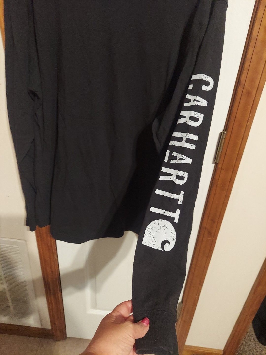 Carhartt Carhartt Long Sleeve T-Shirt Men's Medium Black Loose Fit, Size US M / EU 48-50 / 2 - 4 Thumbnail