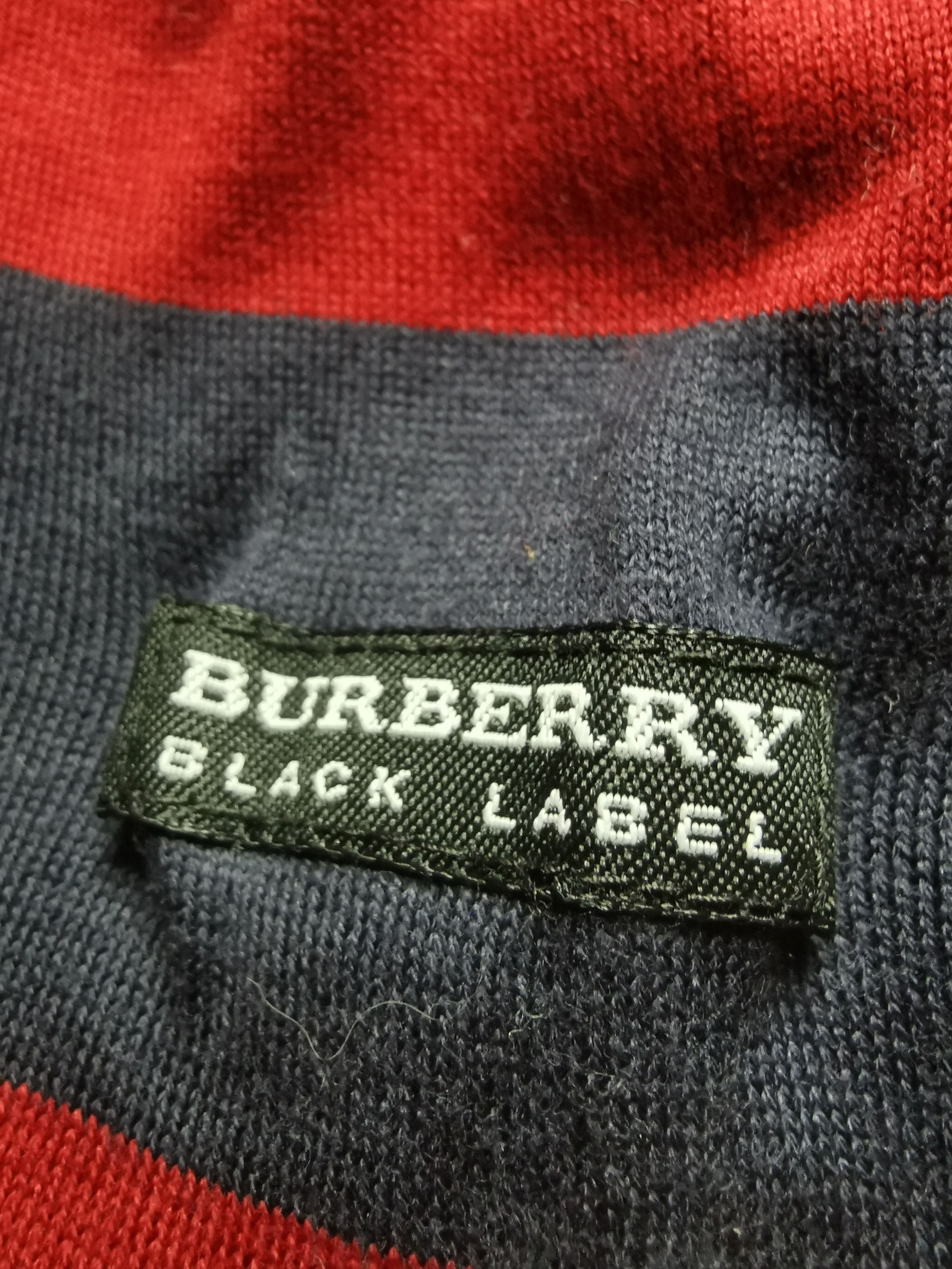 Black Label × Burberry × Japanese Brand Burberry Stripe Long Sleeve Size US M / EU 48-50 / 2 - 9 Thumbnail