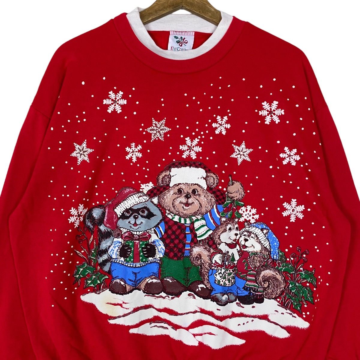 Cartoon Network × Vintage Vintage Nut Cracker Christmas Animal Graphic Pullover Jumper Size US L / EU 52-54 / 3 - 2 Thumbnail