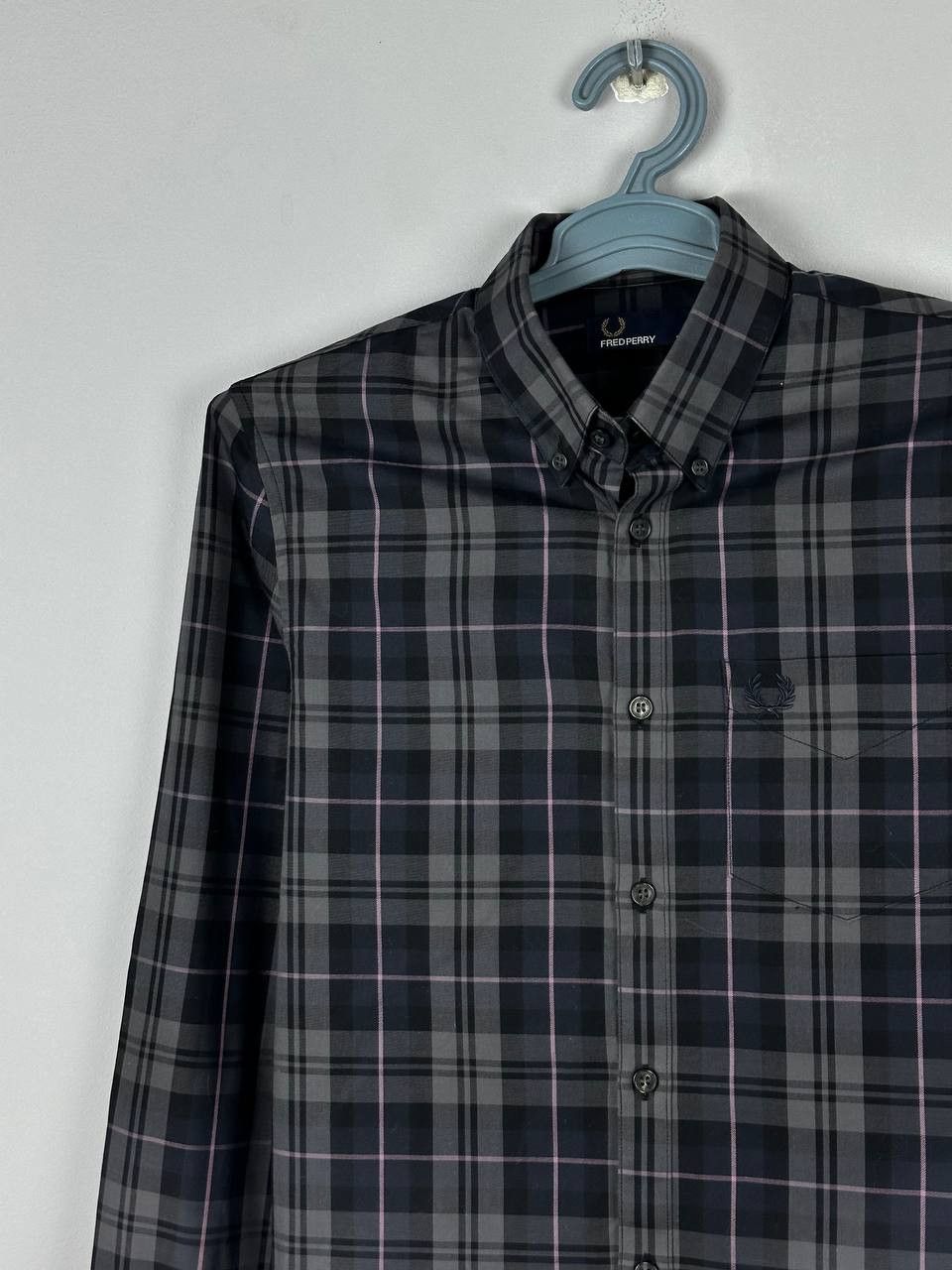Fred Perry Fred Perry Plaid Check Green Shirt Long Sleeve Size US S / EU 44-46 / 1 - 1 Thumbnail