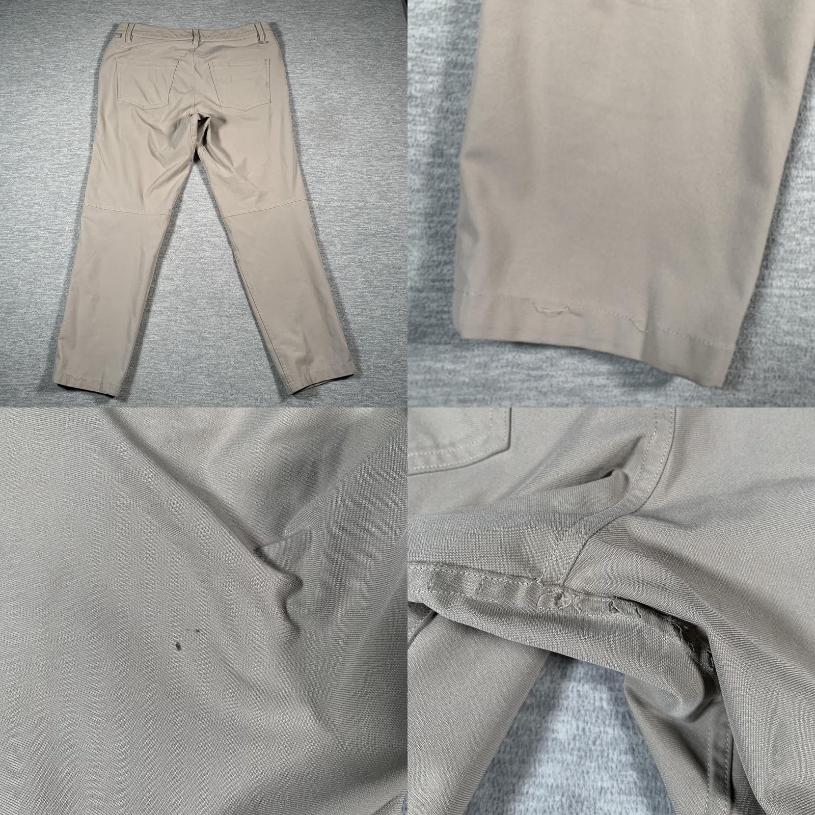 Lululemon Lululemon Mens ABC 5 Pocket Pants 30 Tan Tech Chino Golf Travel Casual Size US 30 / EU 46 - 9 Thumbnail