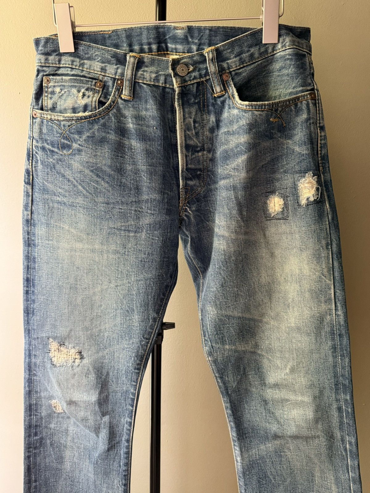 RRL Ralph Lauren RRL & Co. Selvage Denim Jeans Size US 30 / EU 46 - 3 Thumbnail