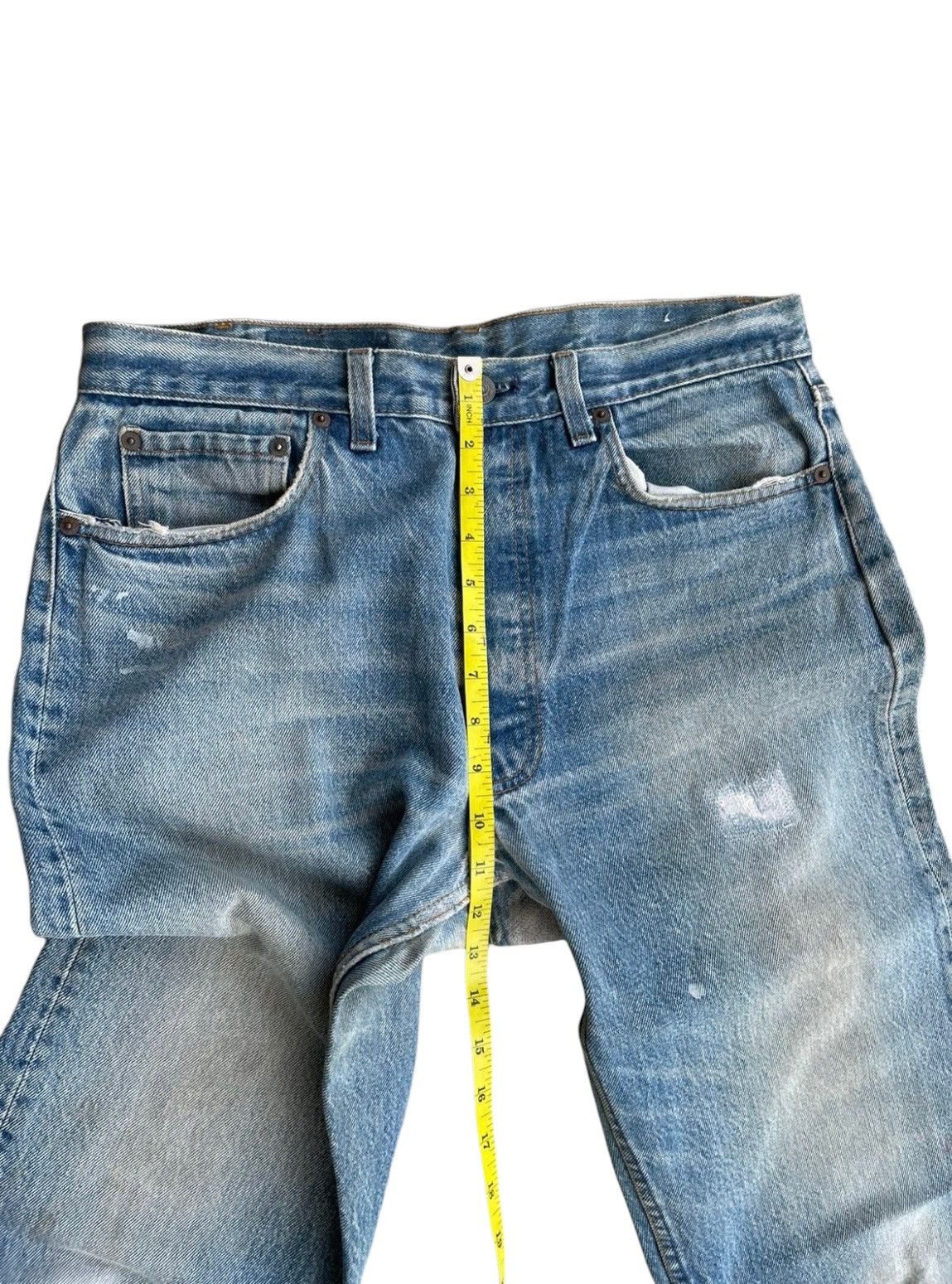 Levi's Vintage Levi’s 501 1987 Usa Aging Rework Zigzag Size US 33 - 23 Thumbnail