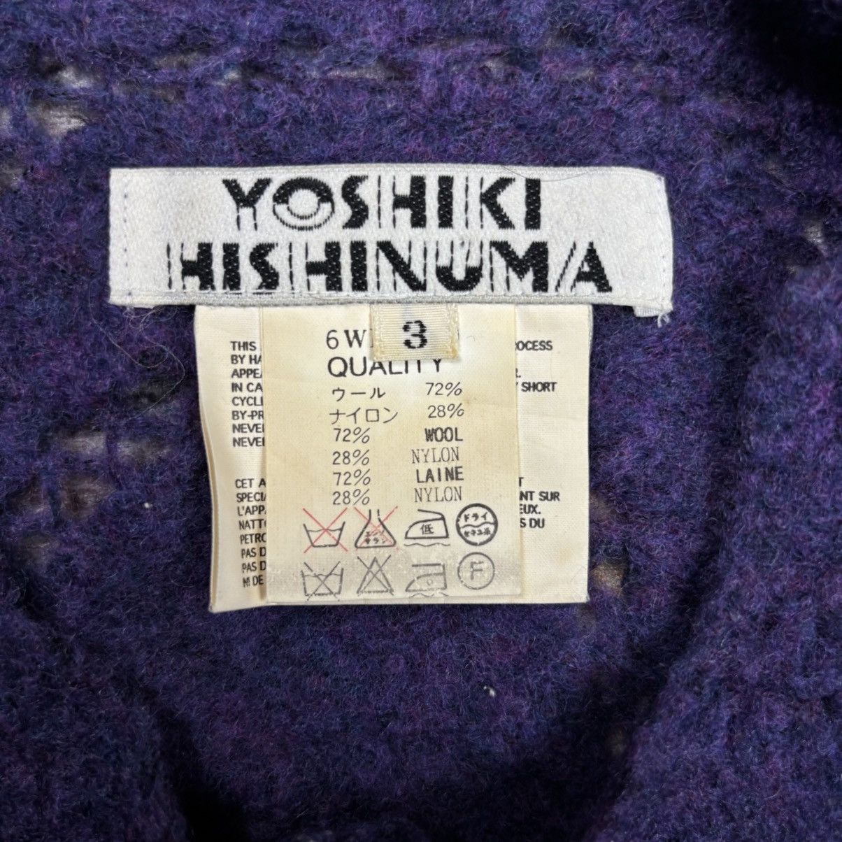 Yasuyuki Ishii Archive Yoshiki Hisniuma - Raw Knitted Top Size US M / EU 48-50 / 2 - 9 Thumbnail