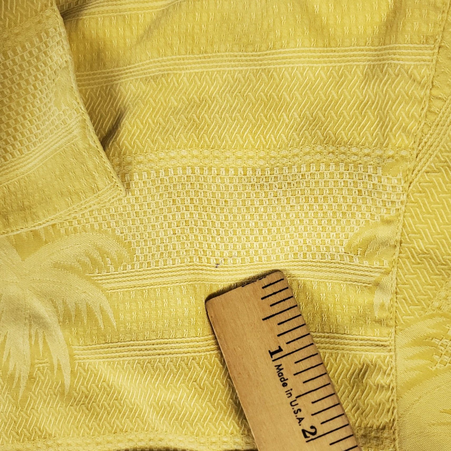 Tommy Bahama Tommy Bahama Button-Up Shirt Mens Large Yellow Tropical Hawaiian Short Sleeve Silk Size US L / EU 52-54 / 3 - 4 Thumbnail