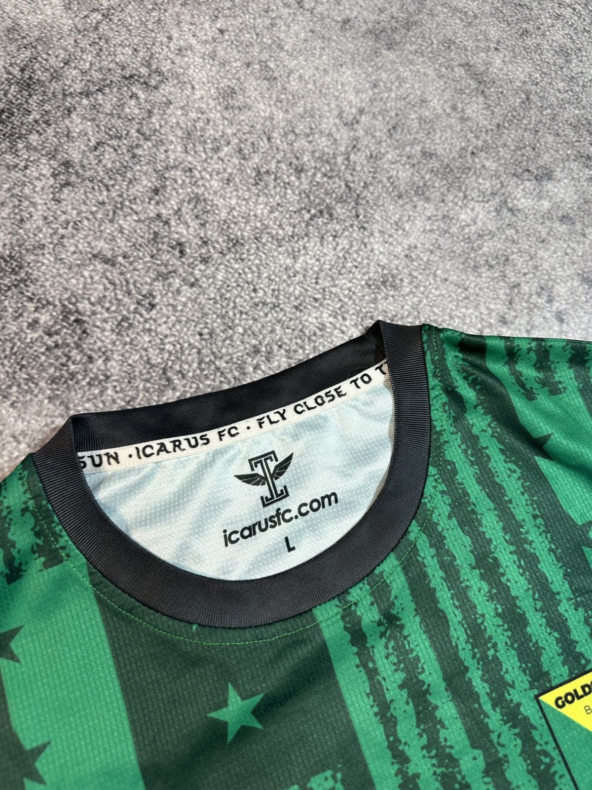 Vintage Bibiani Goldstars Soccer Jersey Icarus Streetwear S Ghana Size US L / EU 52-54 / 3 - 3 Thumbnail