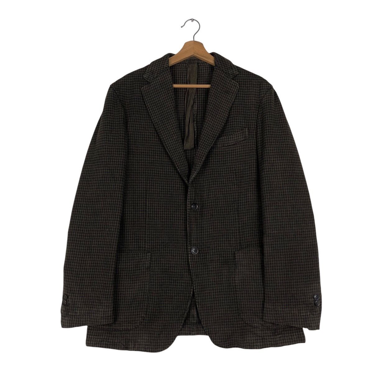 Japanese Brand 📌Vintage Chore Work Wool Tweed Jacket Boglioli Issey Miyake Size US M / EU 48-50 / 2 - 2 Thumbnail