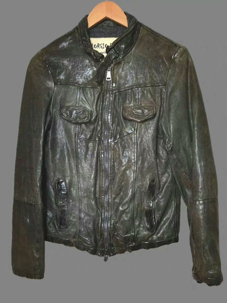 Giorgio Brato Giorgio Brato Leather Jacket Size US M / EU 48-50 / 2 - 1 Thumbnail