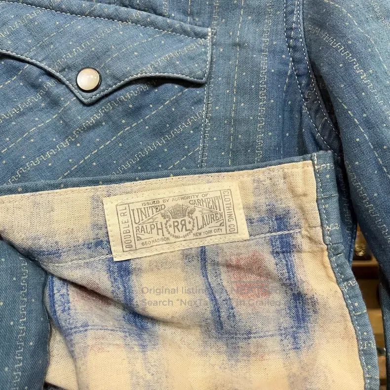 RRL Ralph Lauren RRL Ralph Lauren Double-sided blue-dyed striped shirt Size US M / EU 48-50 / 2 - 4 Thumbnail