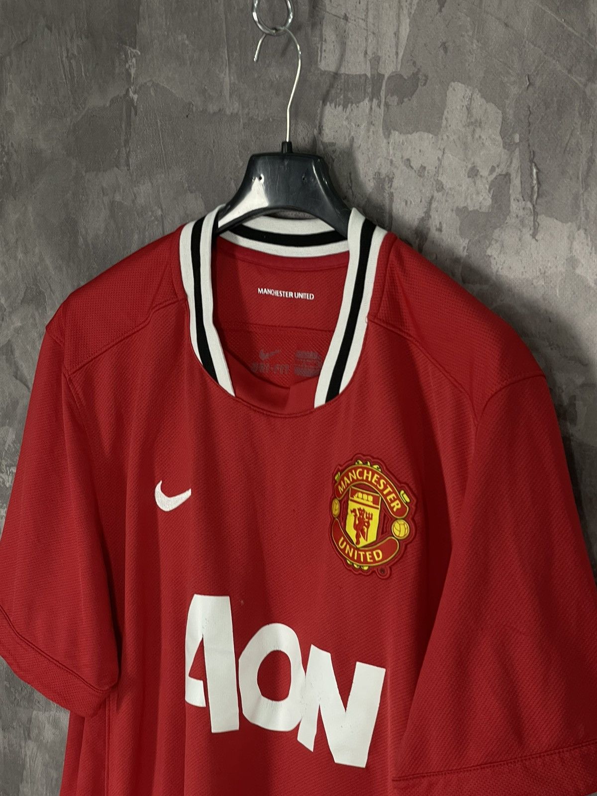Nike BLOKECORE ⚽️ NIKE MANCHASTER UNITED AON JERSEY T-SHIRT KIT Size US L / EU 52-54 / 3 - 6 Thumbnail
