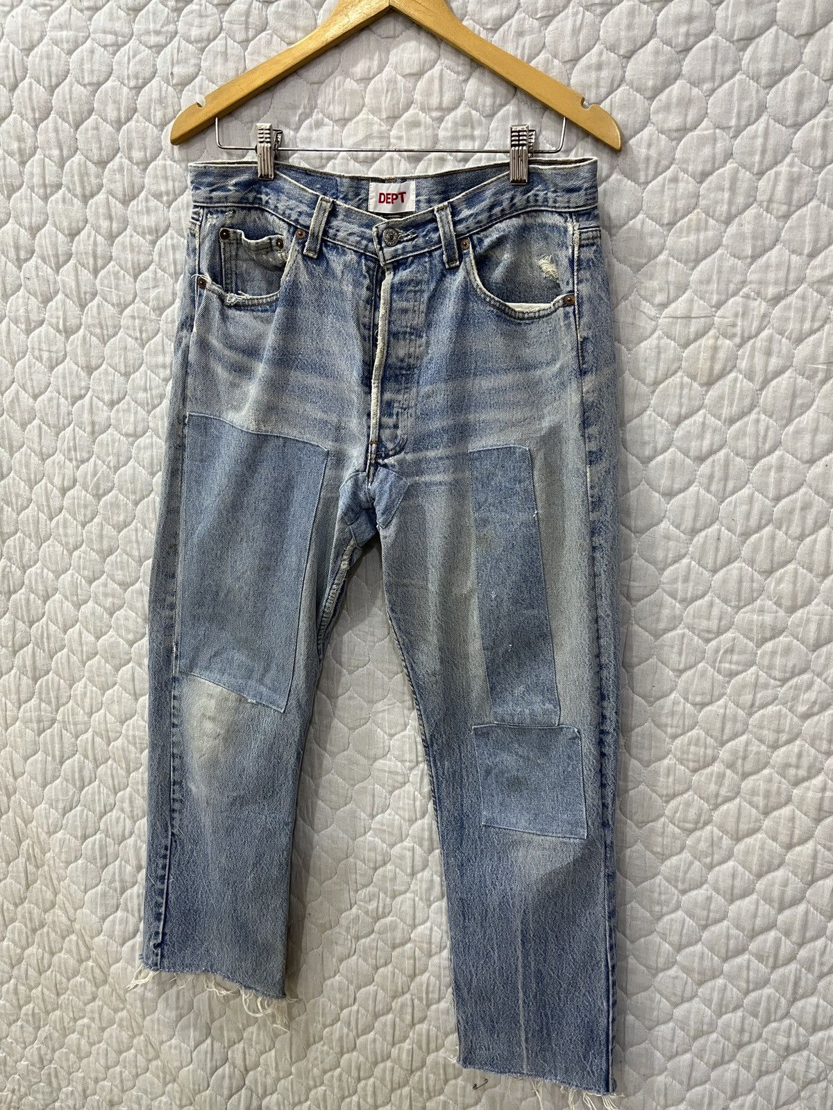 Levi's 🔥🔥🔥RARE LEVIS X DEPT JAPAN DENIM Size US 33 - 2 Thumbnail