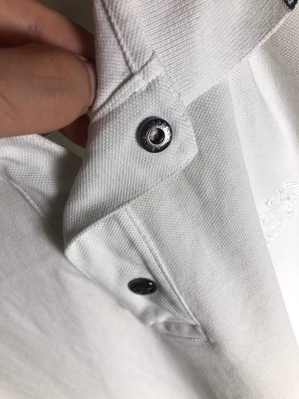 Versace Jeans Couture × Vintage VERY RARE VERSACE JEANS COUTURE POLOS ITALIAN DESIGNER 90s Size US L / EU 52-54 / 3 - 4 Thumbnail