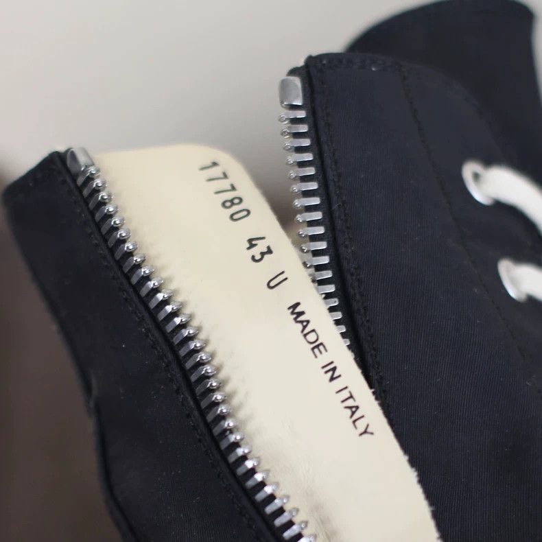 Rick Owens rick owens Classic large Converse board shoes with high top Size US 10 / EU 43 - 8 Thumbnail