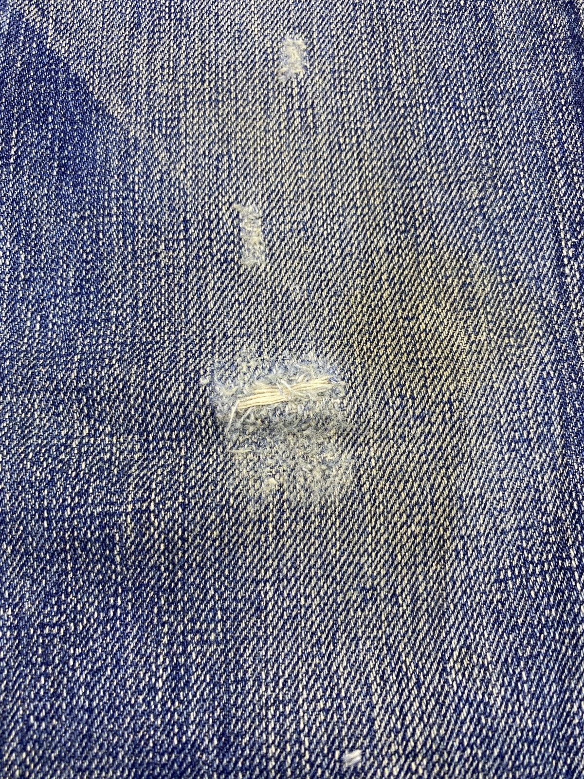 Japanese Brand × MOUSSY Moussy Distressed Flare Blue Wash Jeans- J1106 Size 27" / US 4 / IT 40 - 6 Thumbnail