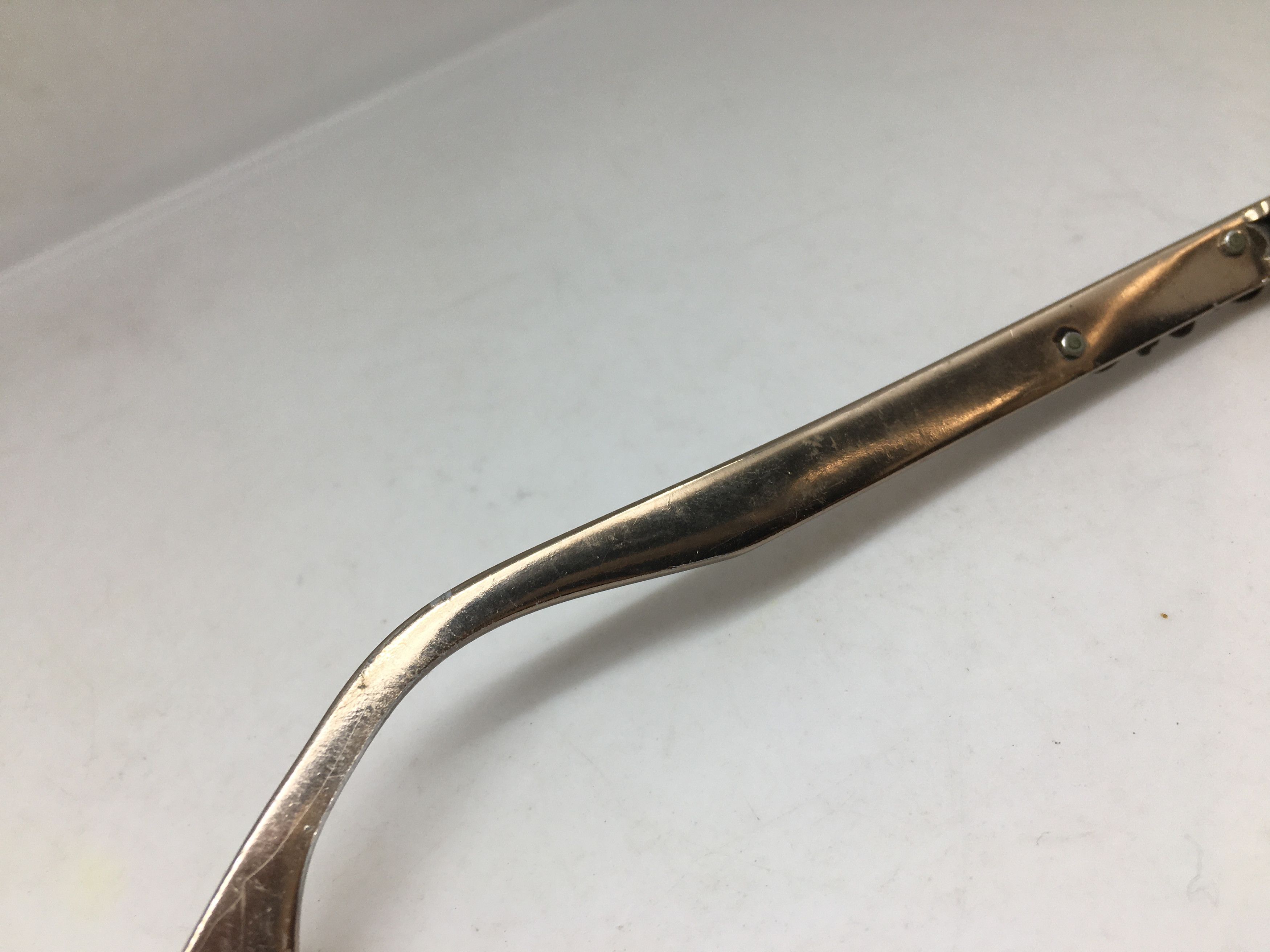 Vintage Vintage 50s TURA Woman Aluminum Brown Cateye Eyeglasses Size ONE SIZE - 6 Thumbnail