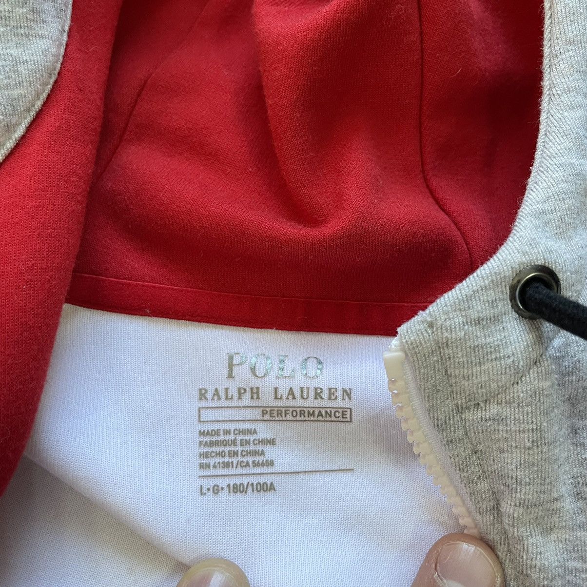 Polo Ralph Lauren × Vintage Crazy Polo Ralph Lauren Y2K Zip hoodie big pony Sweatshirt Size US L / EU 52-54 / 3 - 8 Thumbnail