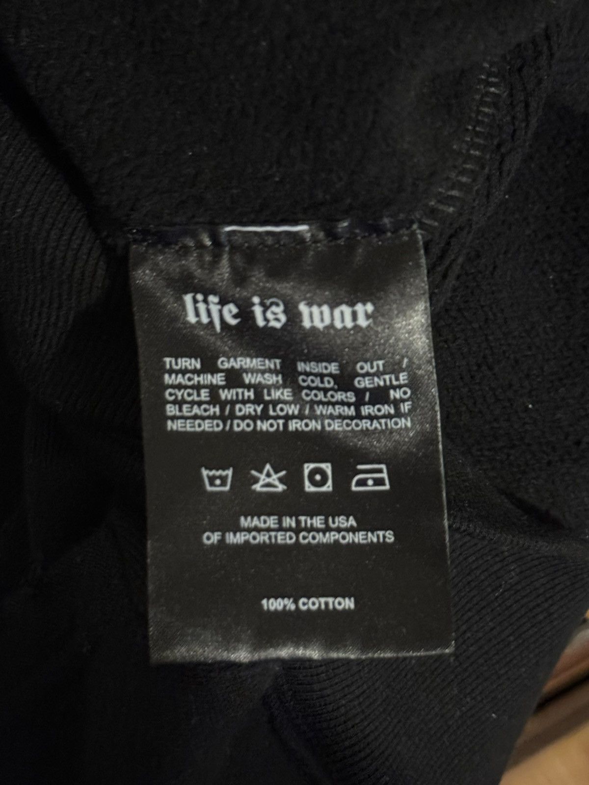Japanese Brand × Other Life is war live dead hoodie Size US M / EU 48-50 / 2 - 3 Thumbnail