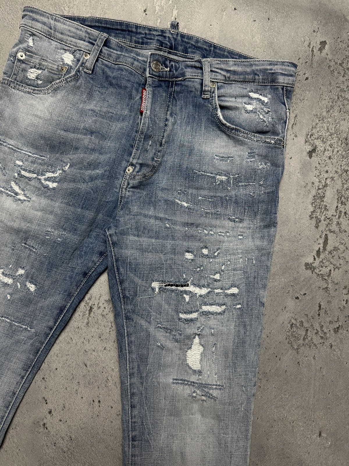 Dsquared2 Dsquared2 1964 Distressed Skater Jeans Luxury Pants y2k 00s Size US 32 / EU 48 - 4 Thumbnail