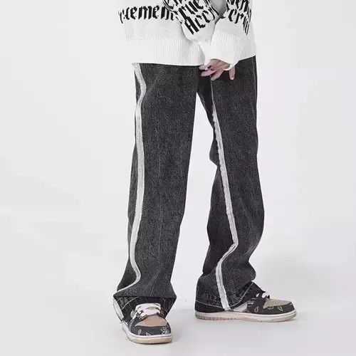 Jean Denim Retro Flared Detail Pants Size US 31 - 2 Thumbnail