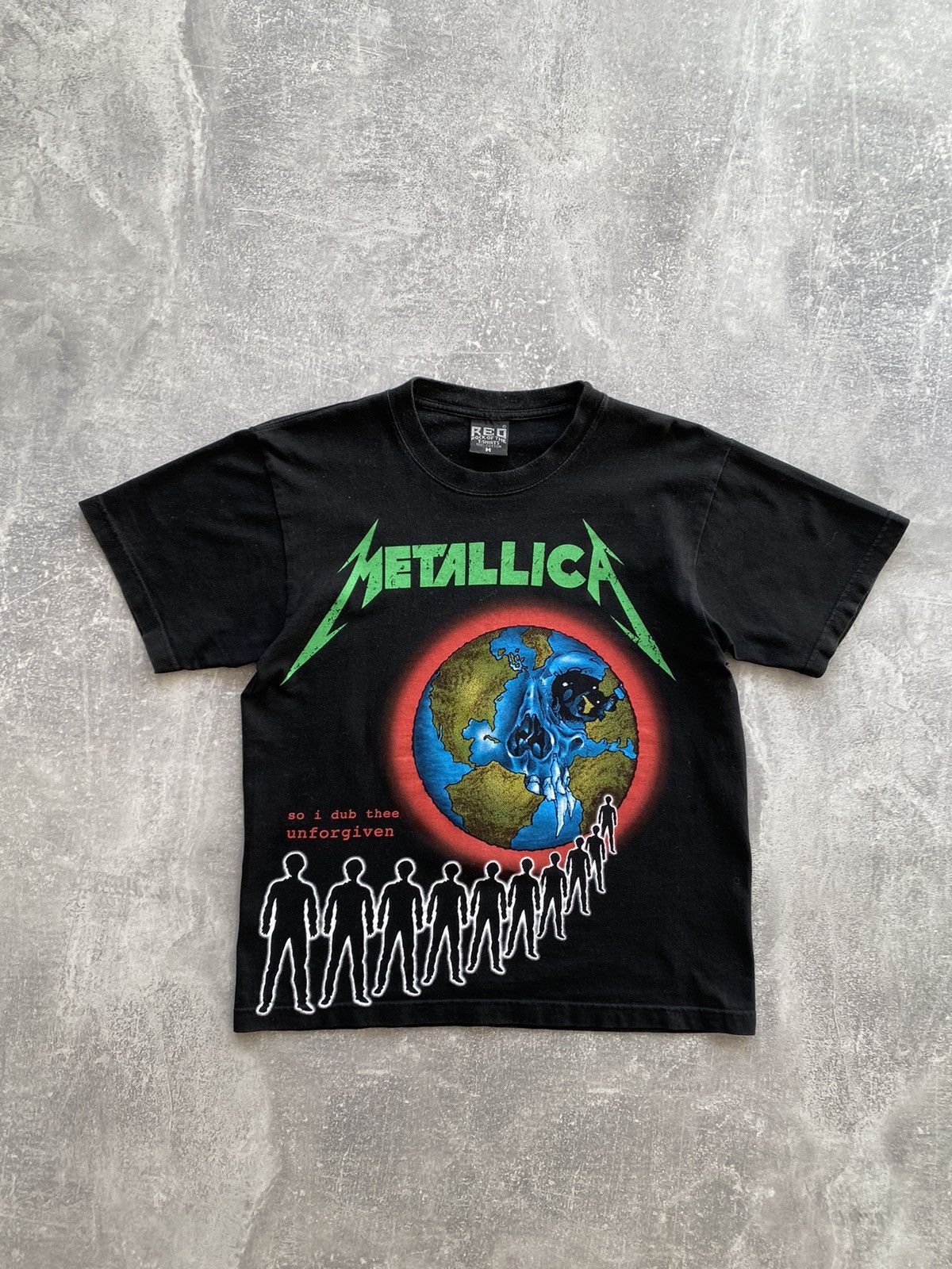 Band Tees × Metallica × Vintage Vintage 1992 Metallica The Unforgiven Tour T Shirt Size US M / EU 48-50 / 2 - 1 Thumbnail