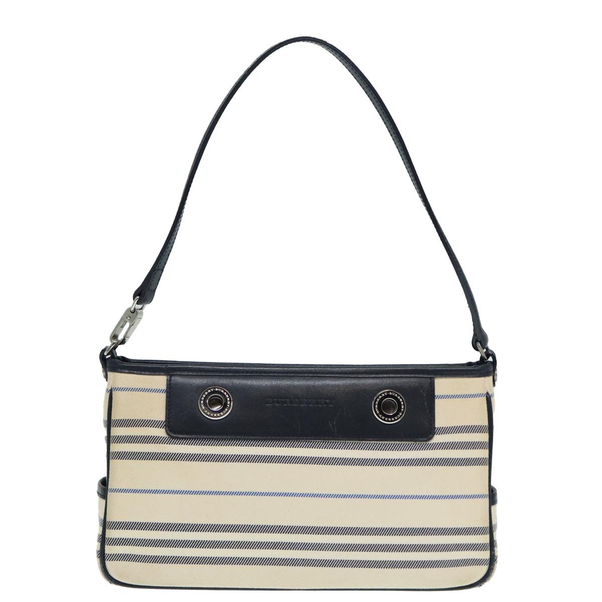 Burberry Beige Canvas Shoulder Bag (Pre-Owned) Size ONE SIZE - 1 Thumbnail