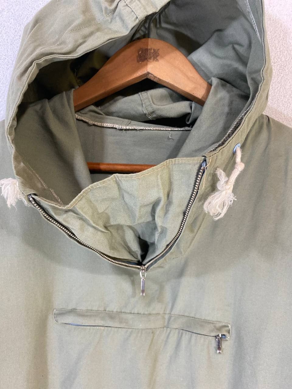 Japanese Brand vintage cotton hoody jacket single pocket cat eye button Size US XL / EU 56 / 4 - 7 Thumbnail
