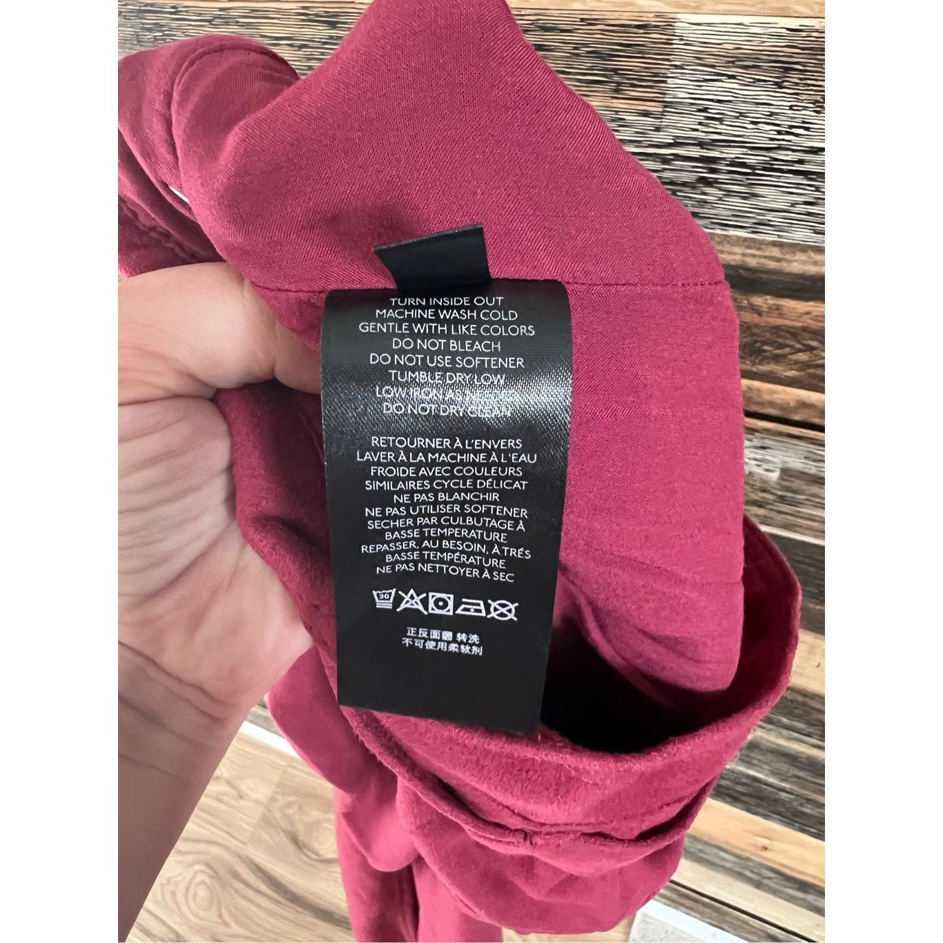 Free People Free People NWT Womens Burgundy Faux Suede Belted Cropped Pa Size 25" / US 0 / IT 36 - 7 Thumbnail