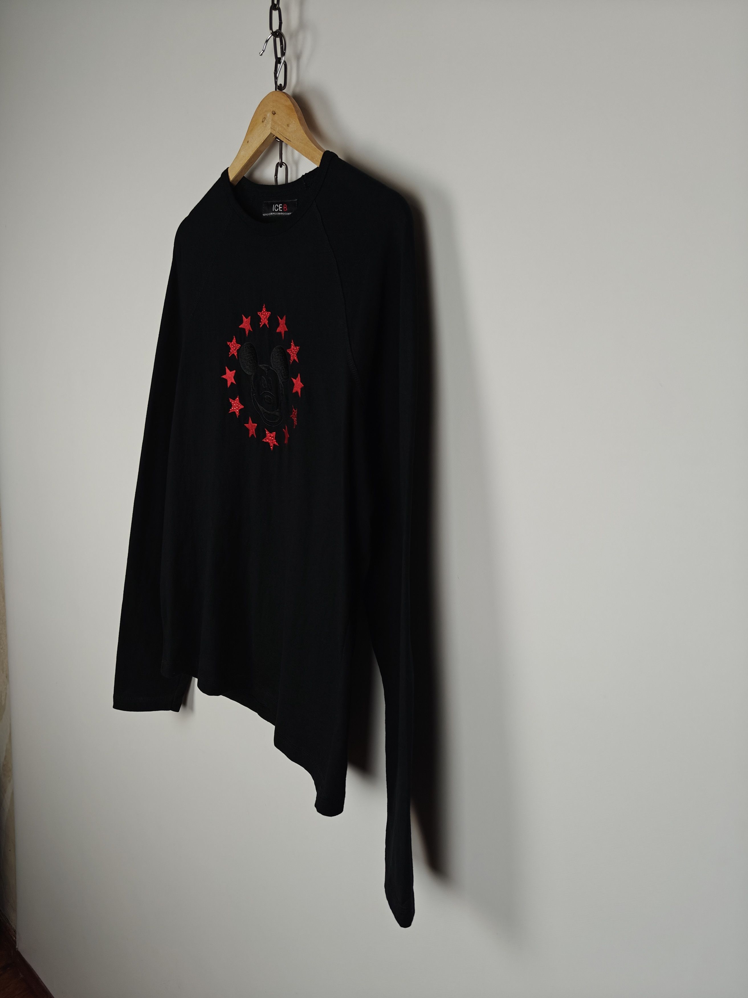 Iceberg Iceberg VTG Longsleeve Crewneck Pullover Mickey Mouse Black Size US L / EU 52-54 / 3 - 6 Thumbnail