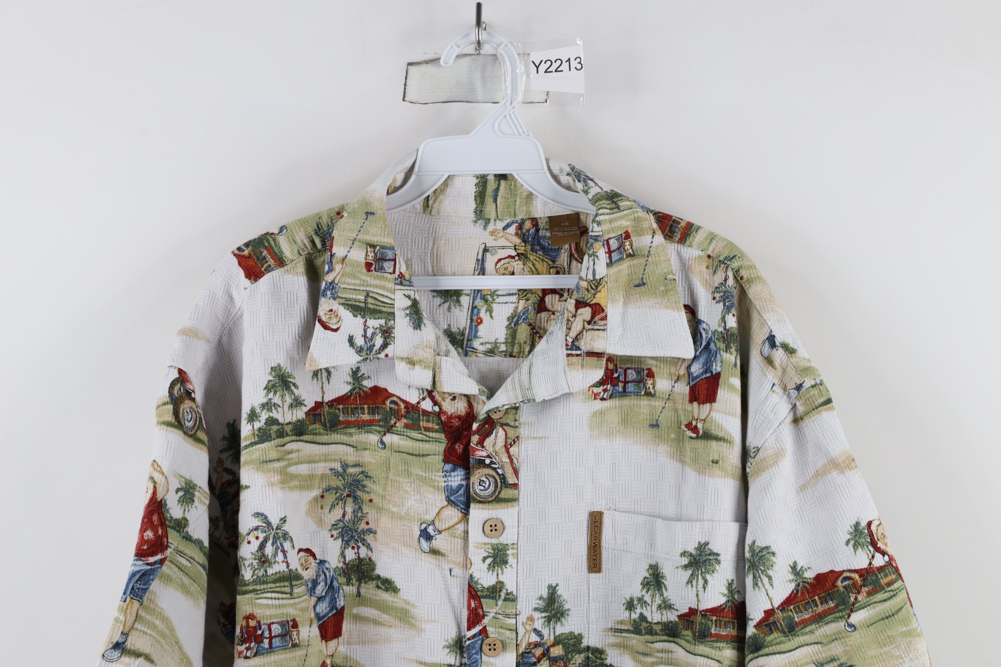 Vintage Vintage 90s Streetwear Christmas Santa Claus Button Shirt Size US XXL / EU 58 / 5 - 2 Thumbnail