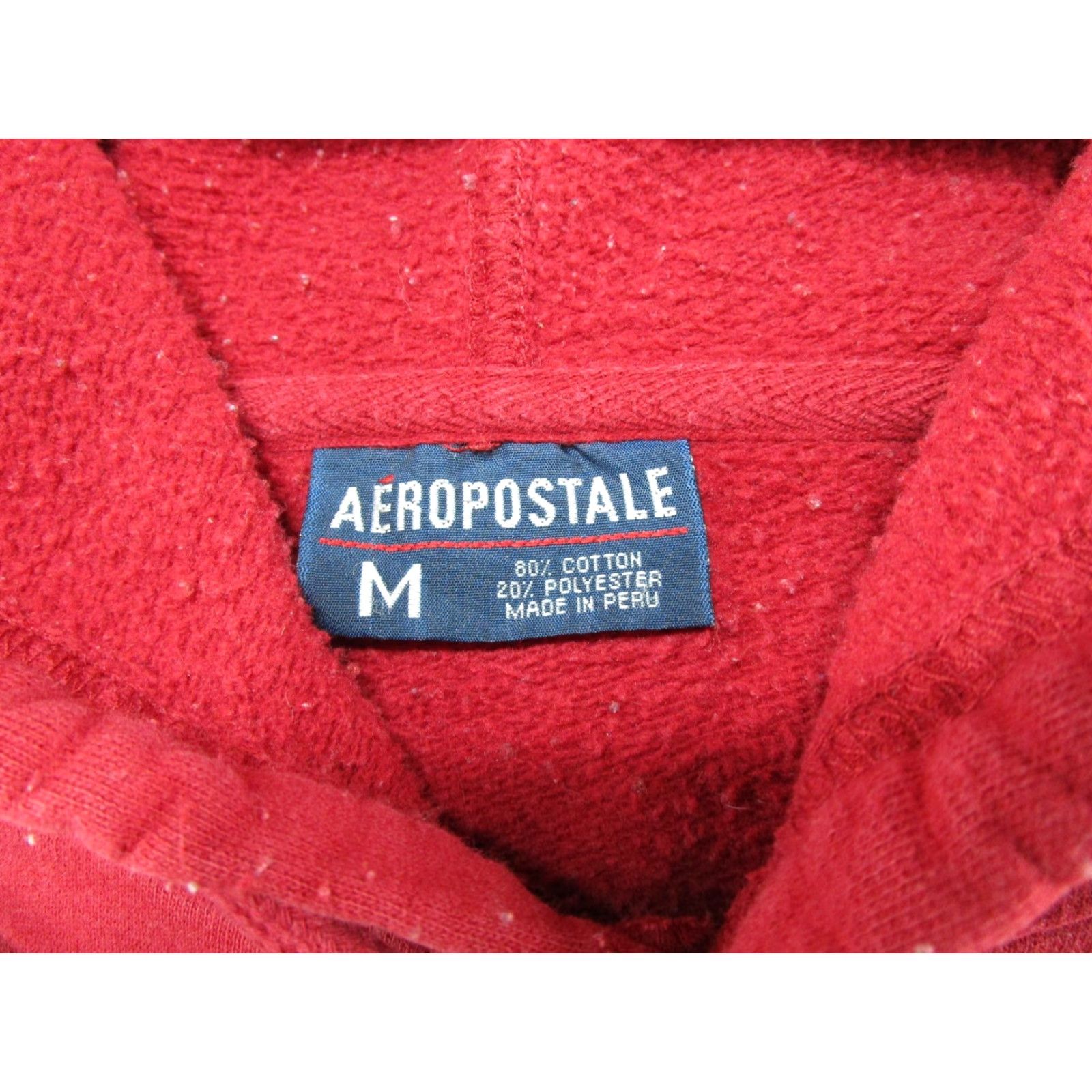 Aeropostale VINTAGE Aeropostale Pullover Hoodie Hoodie Men size M Red 90s Sports Grunge Casual Hooded Size US M / EU 48-50 / 2 - 3 Thumbnail
