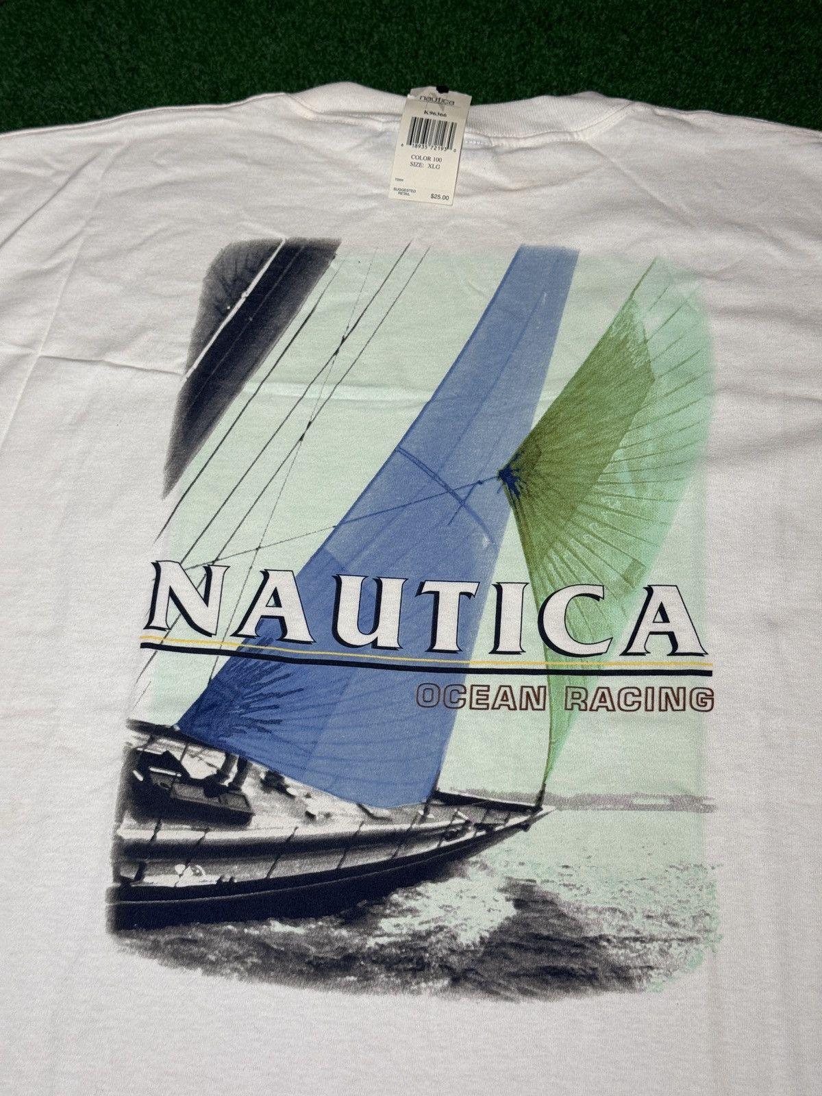 Nautica Nautica Sailing Vintage 90s T Shirt XL/XXL Baggy Hip Hop Size US XL / EU 56 / 4 - 2 Thumbnail