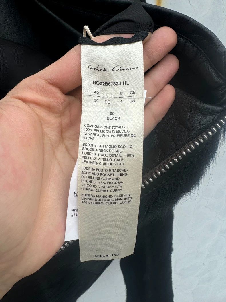 Rick Owens Rick Owens 22SS Horsehair Devil Horn Jacket 2501-Nextarrow Size US XXS / EU 40 - 7 Thumbnail