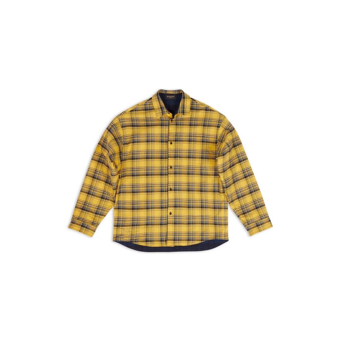 Balenciaga o1w1db10425 Reversible Shirt in Multicolor Size US M / EU 48-50 / 2 - 2 Thumbnail