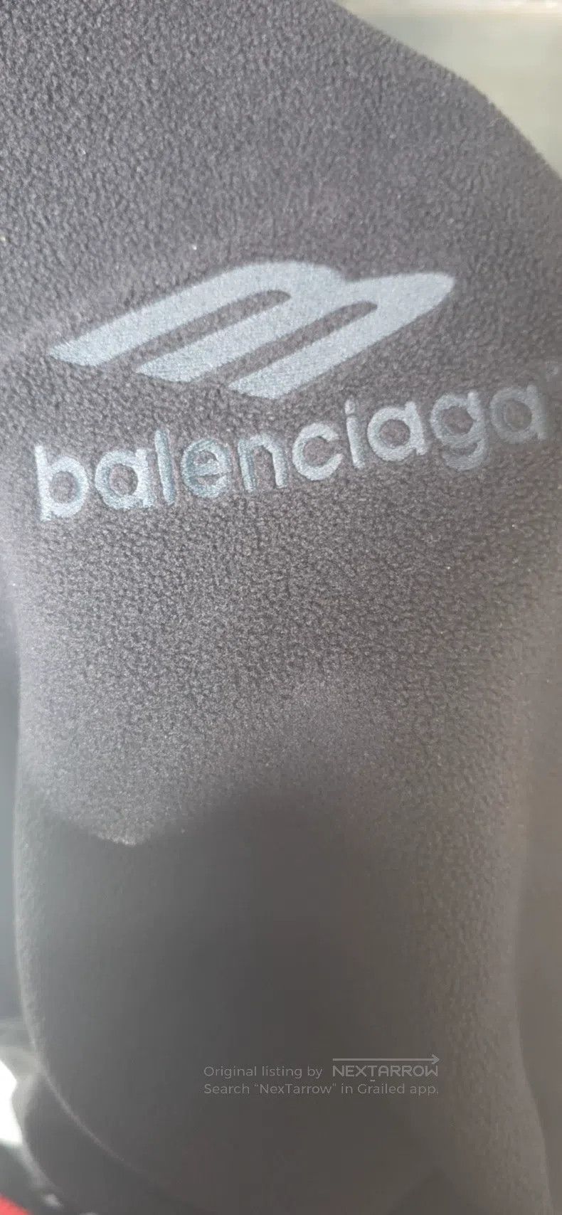 Balenciaga Balenciaga Black 3B Fleece Sweatshirt Size US L / EU 52-54 / 3 - 8 Thumbnail