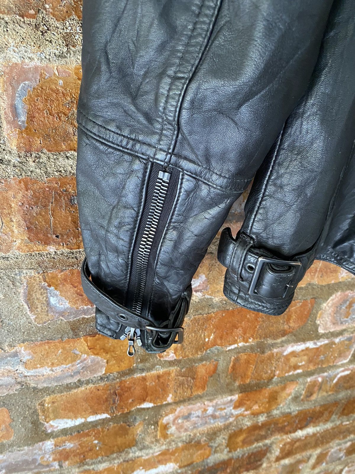 Shellac 🔥2000s Rider Multi zipper Leather Jacket Size US M / EU 48-50 / 2 - 13 Thumbnail